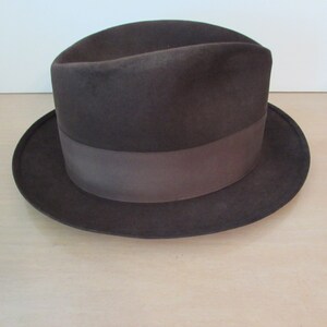 Stetson Fedora Vintage Stetson Fedora Chocolate Brown - Etsy