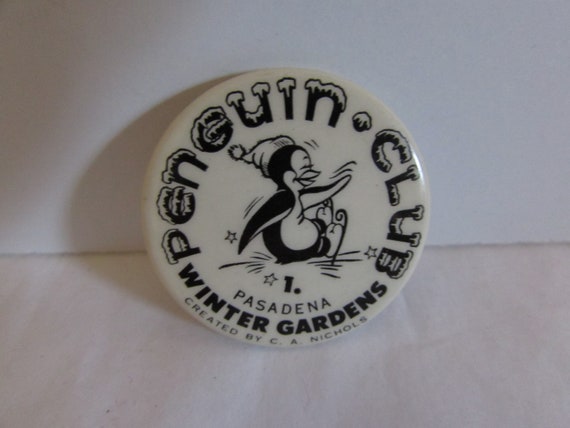 Ice Skating Pin, Vintage Pasadena Winter Gardens … - image 2