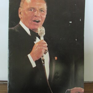Frank Sinatra Book, 1978 Frank Sinatra Photo Tour Book, 1978 Frank Sinatra Photo Book, Frank Sinatra Memorabilia, Music Memorabilia,