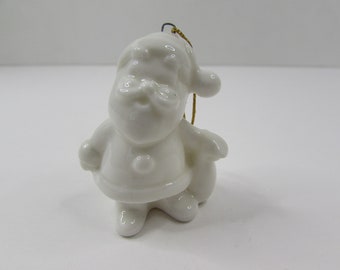 Ornament, Ornaments, Vintage Santa Claus Ornament, Santa Claus Porcelain Ornament, Vintage Ornaments, Made in Japan Ornament, Xmas Ornament