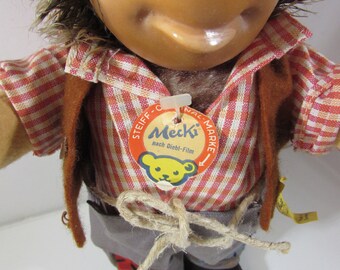Vintage 7 Steiff Mecki Hedgehog With Armband & Tag - Made In Germany