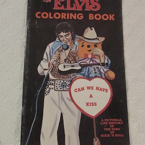Vintage Elvis Presley Coloring Book: Pictorial Life of the King
