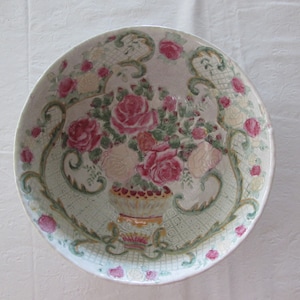 Antique Asian Bowl, Antique Floral Asian Bowl, Antique Bowl, Antique Asian Items, Bowls