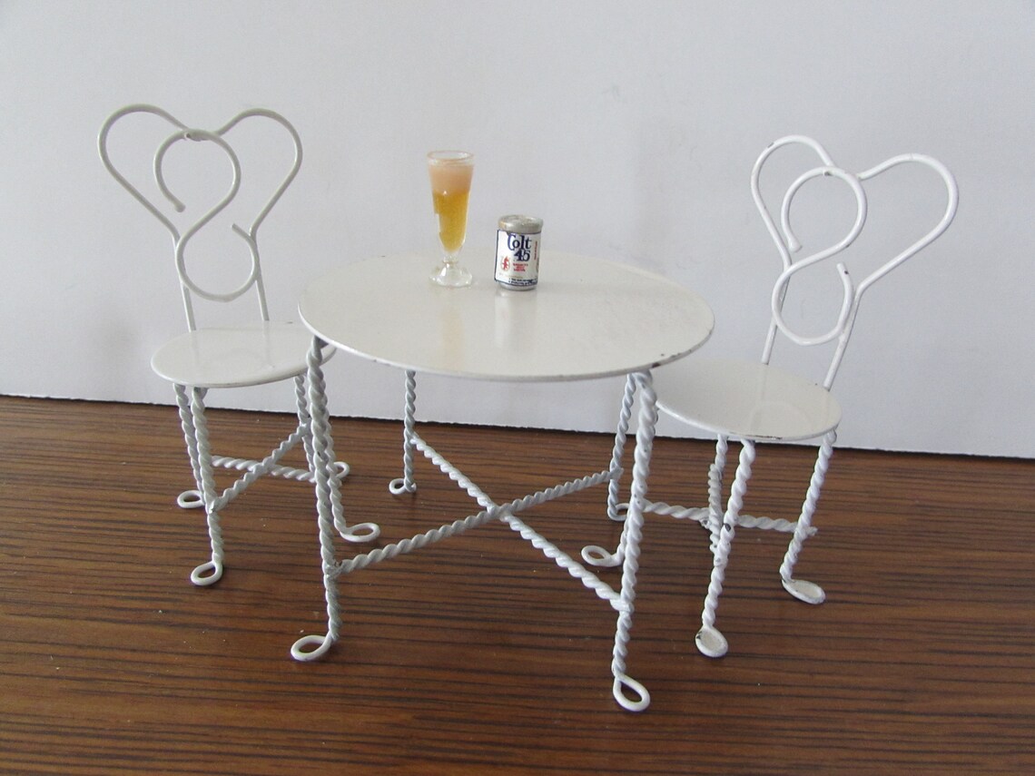 Dollhouse Items Dollhouse Outdoor Furniture Dollhouse Parlor Etsy