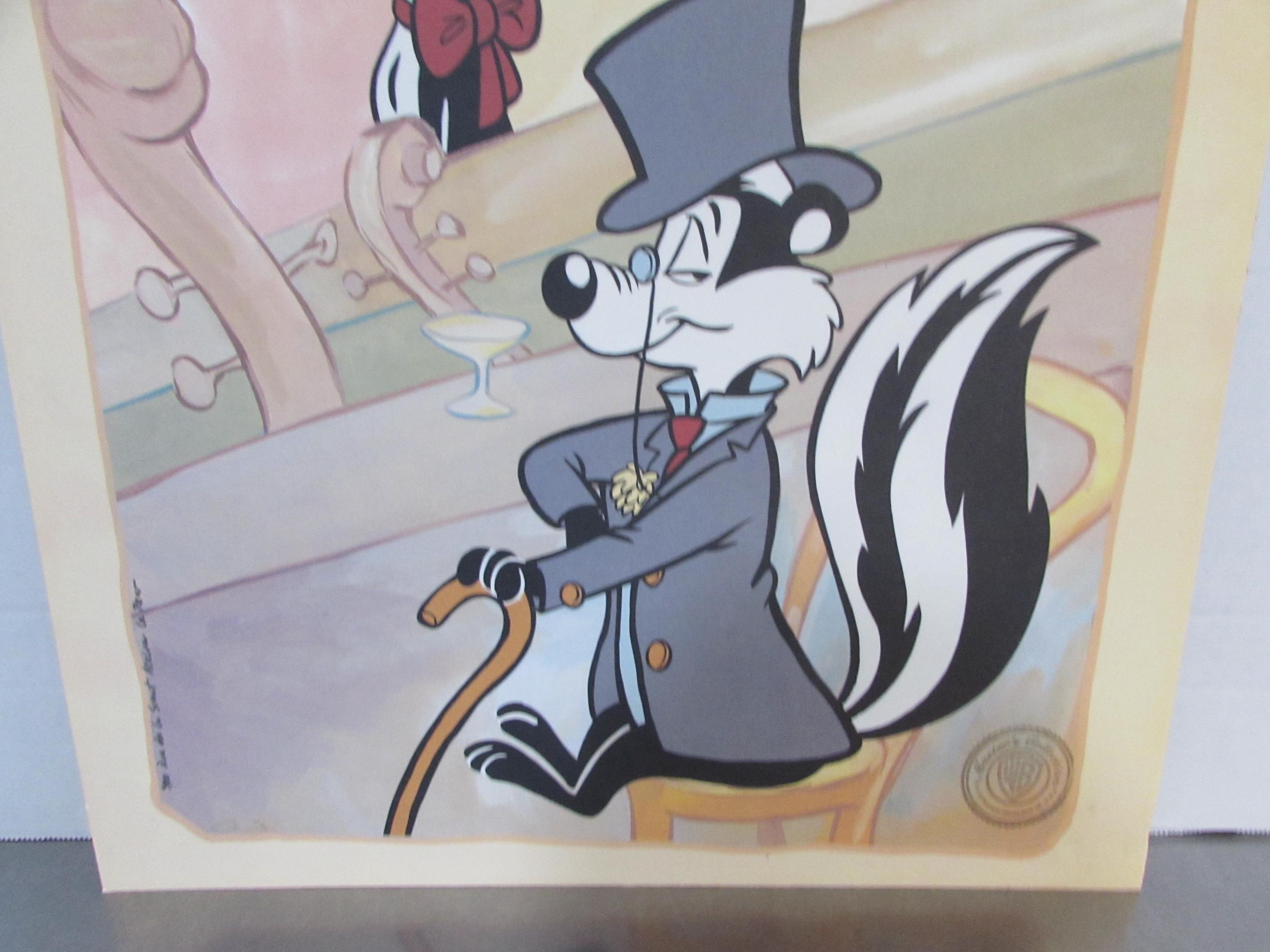 Vintage Pepe Le Pew Print: 1990s Warner Bros. Cartoon Art - Etsy
