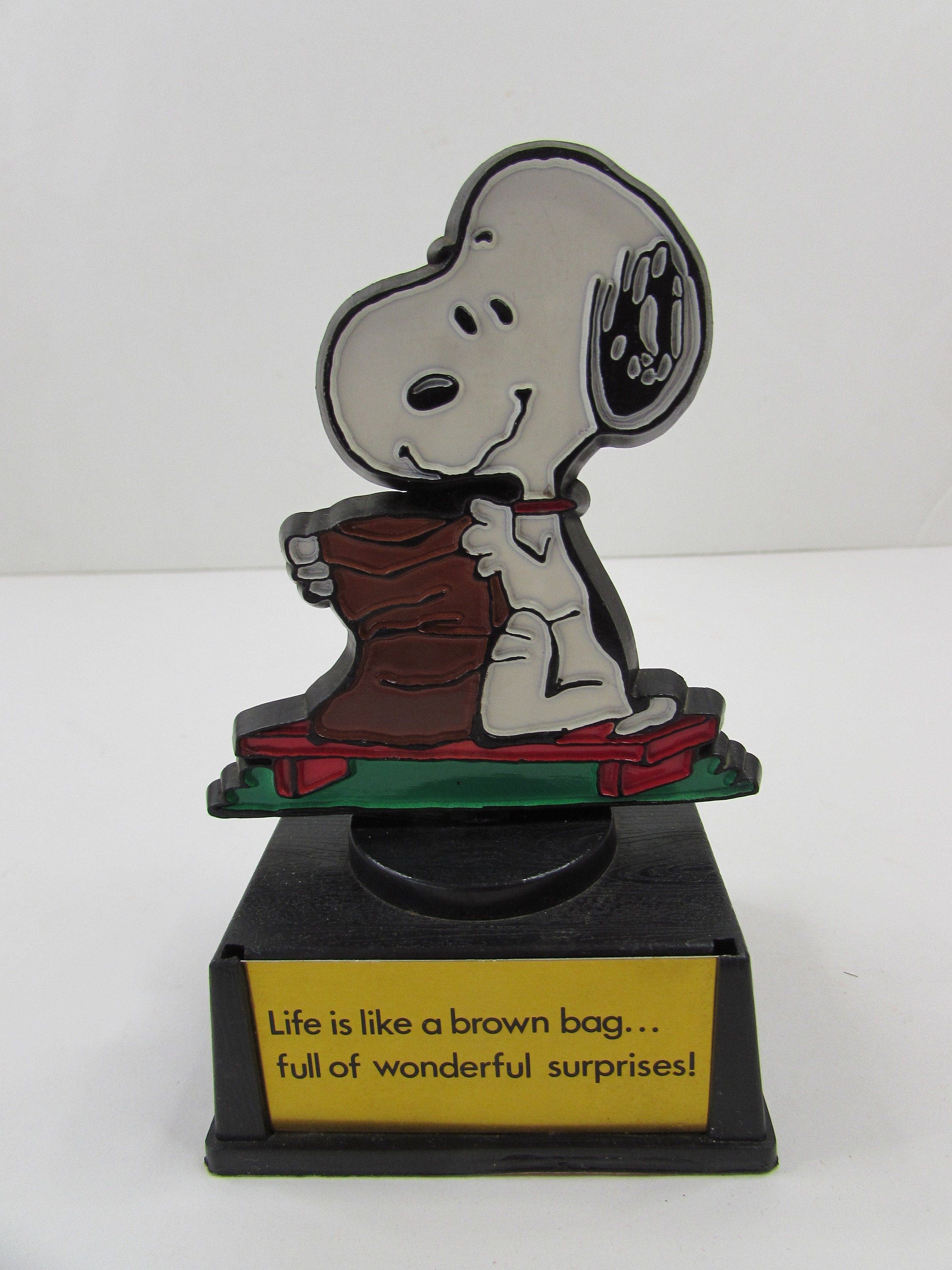 70s aviva トロフィー スヌーピー ビンテージ レア Snoopy Award/trophy Gram, Vintage Snoopy Trophy/award, 1966