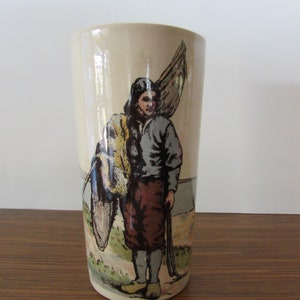Antique Villeroy & Boch Mettlach Stein: 1900 German Beer Beaker