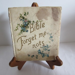 Antique Book, Antique Bible Forget Me Nots Book, Antique Books, Religious Books, Antique Religious Books, Books, Antique Book
