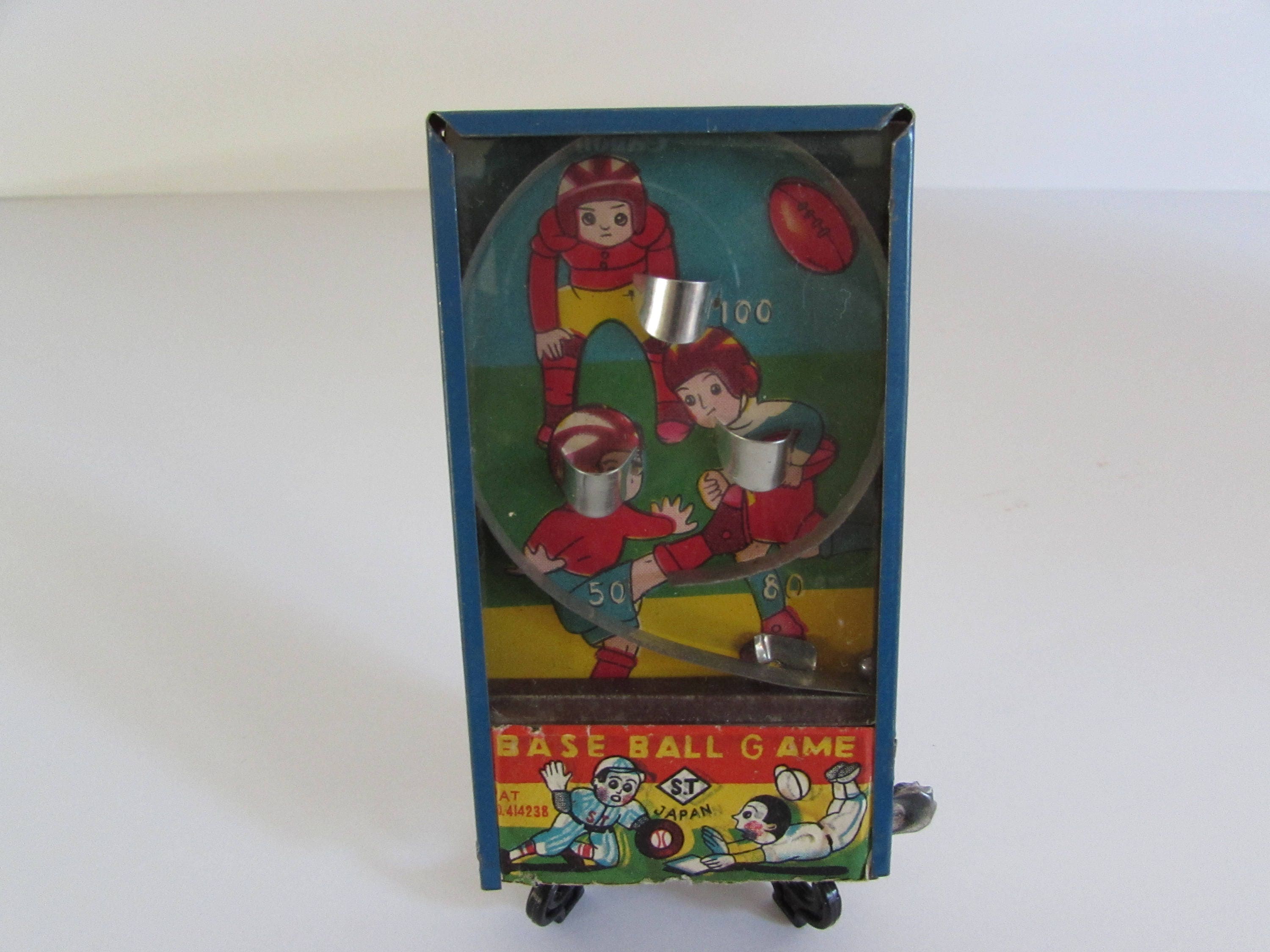 昭和レトロ　Vintage　ピンボール　野球 BASEBALL GAME ピンボール 昭和レトロ 木製 ピンボール台
