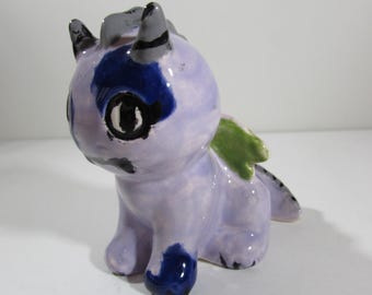 Ceramic Japanese Baby Dragon Figurine