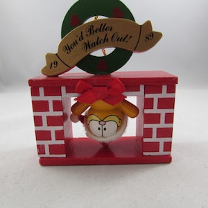 Ornament, Ornaments, Garfield Ornament, Dakin Garfield Ornament, Christmas Garfield Ornament