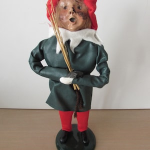 Byers Choice Caroler, 1988 Knect Ruprecht Caroler, Byers Choice Collectibles, Christmas Decor, Byers Choice 1988, Vintage Byers Choice 1988