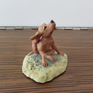 Lowell Davis &quot;Fleas&quot; Figurine: Schmid, 1987, Border Fine Arts
