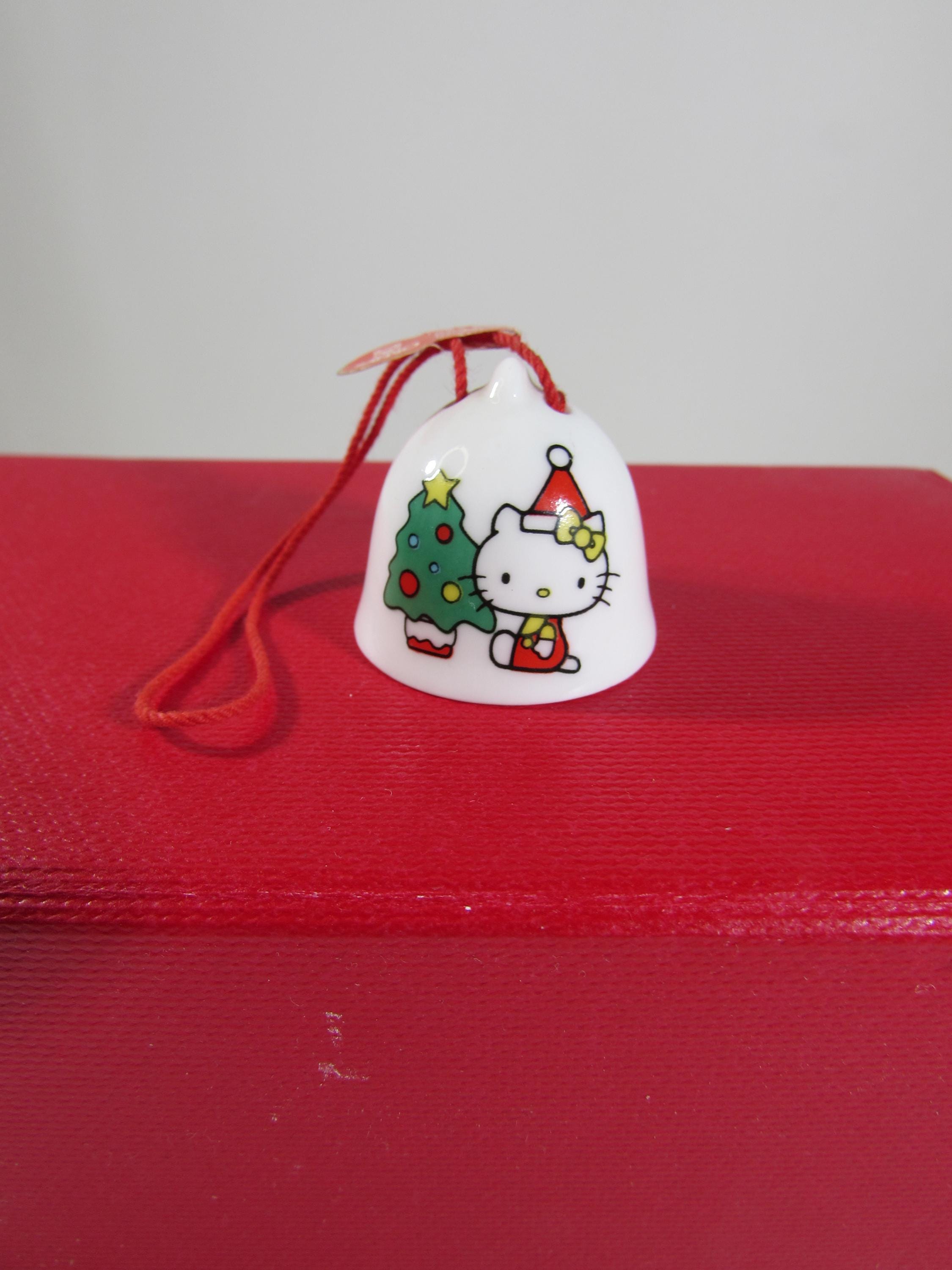 Vintage 1976 Hello Kitty Christmas Ornament, Sanrio Bone China