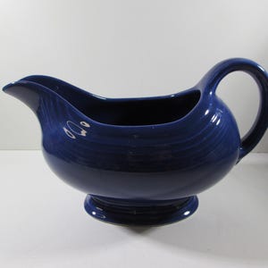 Fiestaware Cobalt Blue Gravy Boat - Etsy