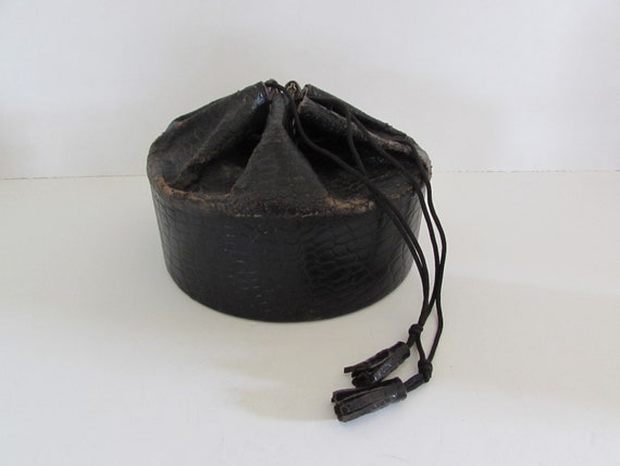 Leather Collar Bag, Leather Collar Bag, Antique M… - image 1