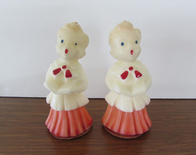 Choir Boy Candles Pair of Gurley Choir Boy Candles Vintage Etsy