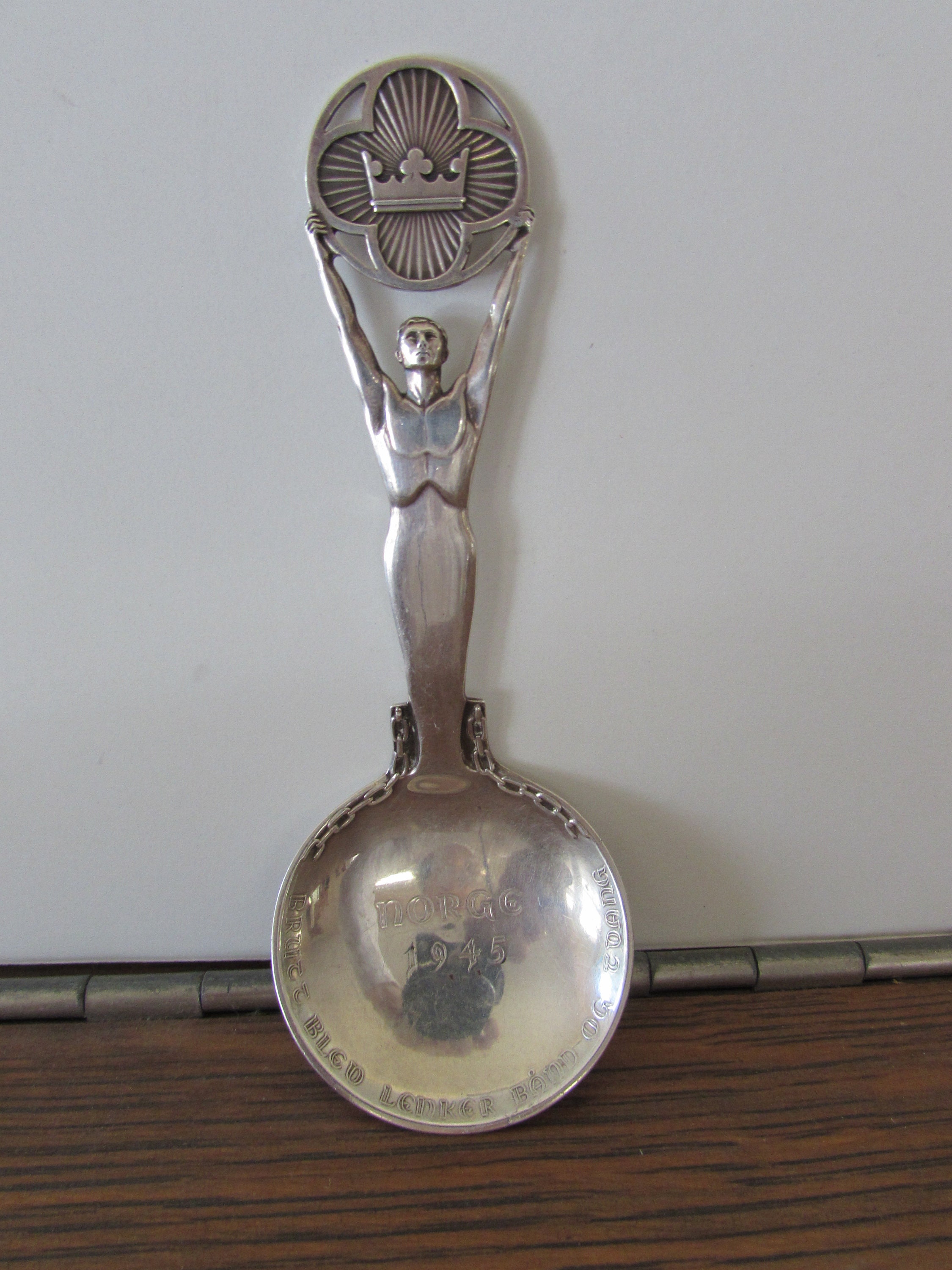 Norwegian Spoon Vintage Norwegian Liberation Silver Spoon Etsy