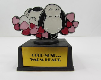 Vintage Snoopy Aviva Trophy: Psychiatric Help 5 Cents. Keep the