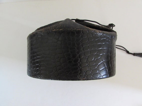 Leather Collar Bag, Leather Collar Bag, Antique M… - image 3