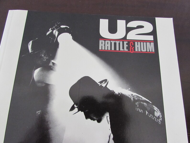 Memorabilia U2 Rattle & Hum Official Book of U2 Movie 1988 Etsy
