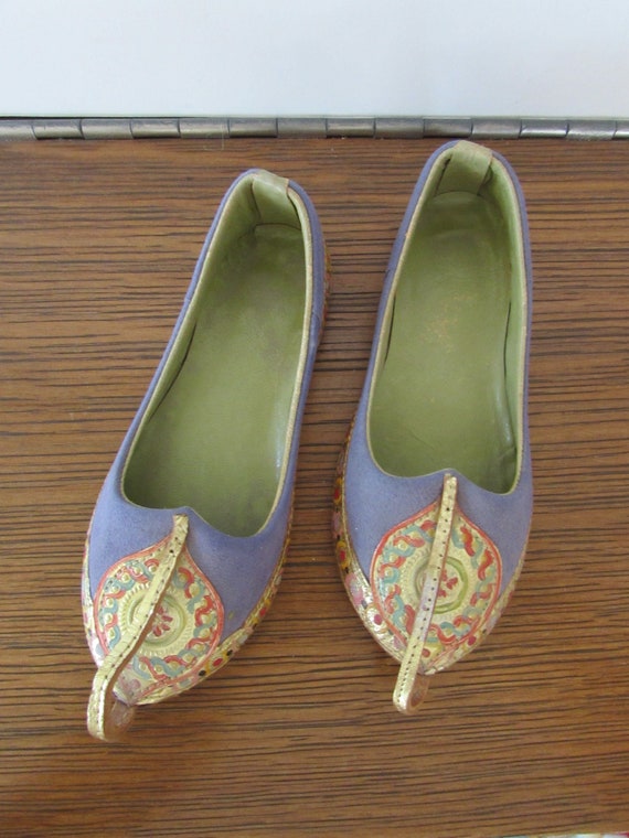 Child Arabian Shoes, Vintage Childs Arabian Shoes,