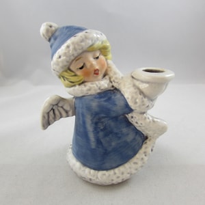 Candle Holder, Vintage Candle Holder, Angel Candle Holder, Goebel Candle Holder, Goebel W Germany Angel