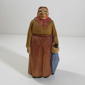 Hans Huggler Wyss - Etsy Huggler Wyss ハンスハグラー 働く女 木彫り