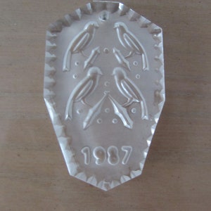 Ornaments, Xmas Ornaments, Waterford Crystal Ornaments, 1987 Waterford Crystal Ornament, Christmas Tree Crystal Ornament, Waterford