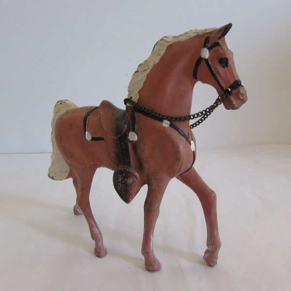 Cast Iron Horse, Vintage Cast Iron Toy Horse, Cast Iron Toy Items, Horses, Horse Figurine, Cast Iron Horse Figurine, Toy Cast Iron Horse