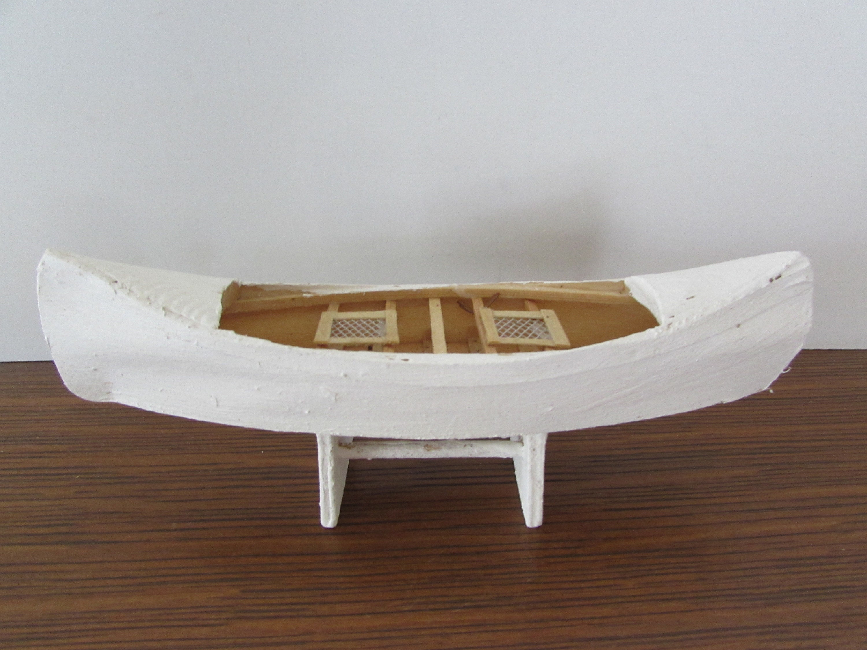 Canoa en miniatura canoa de madera hecha a mano canoa de | Etsy
