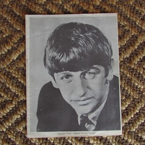 1964 Beatles Booklet, Vintage RARE 1964 Beatles Picture Book, RARE Beatles Memorabilia, Beatles Memorabilia