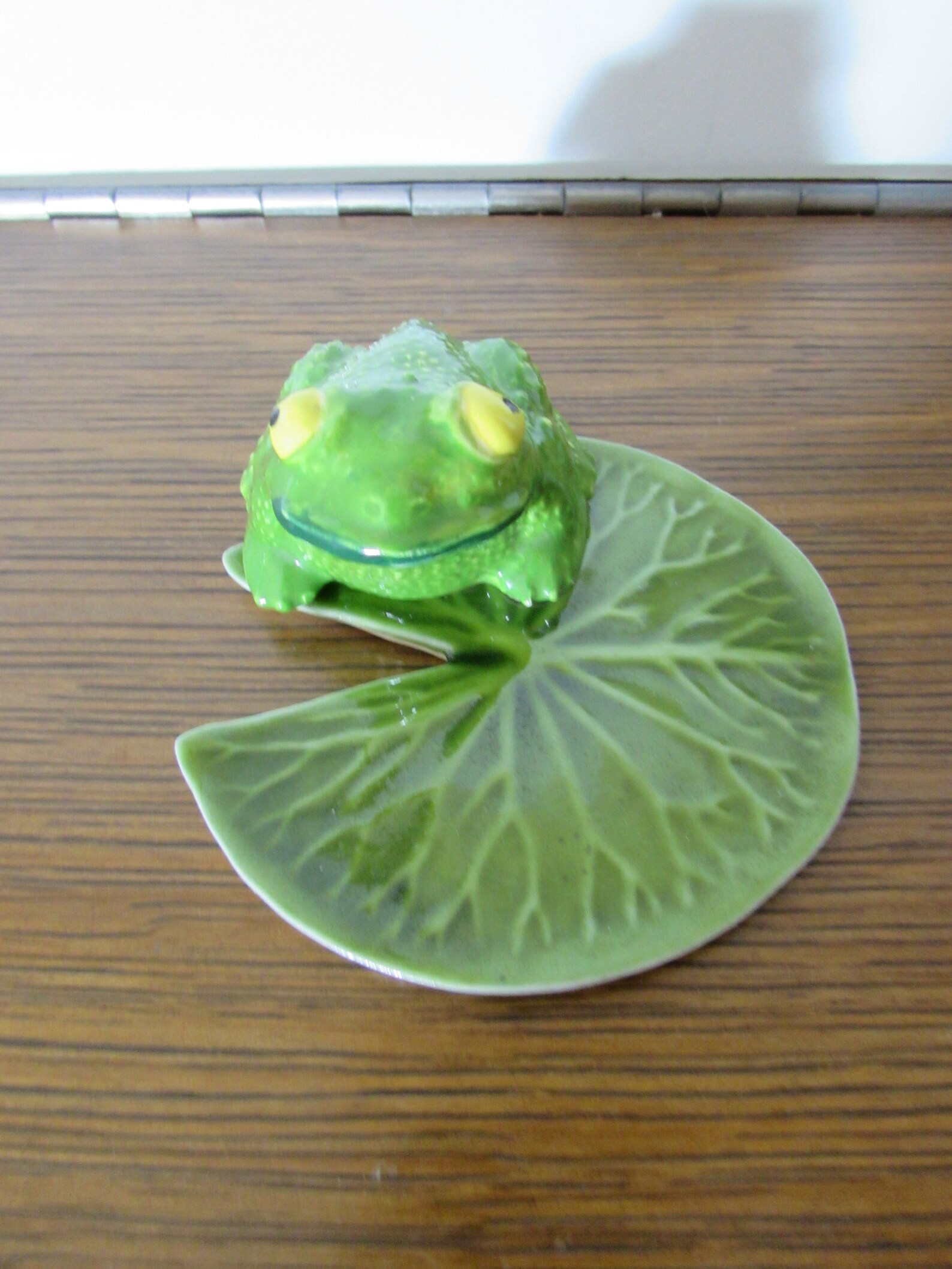 Frog and Lily Pad Vintage Ceramic Frog and Lily Pad Frog Etsy