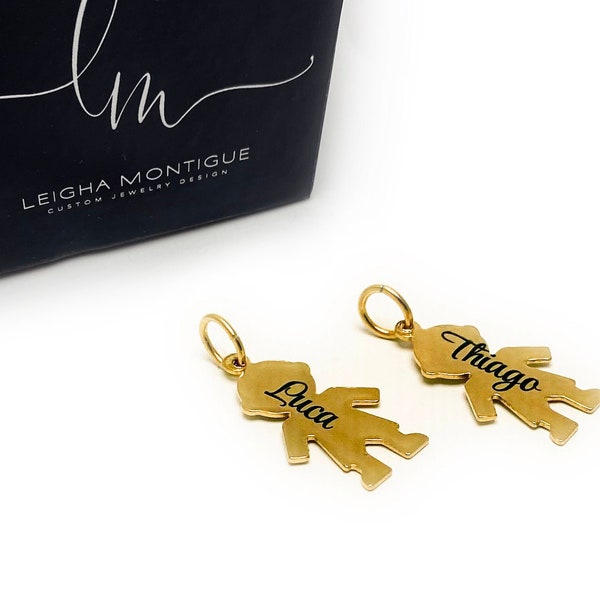 Boy Girl Necklace Etsy