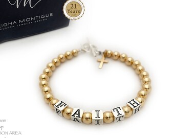 Faith Bracelet, Gold Faith Jewelry, Sterling Silver Faith Jewelry, Inspirational Jewelry, Faith Jewelry Gold or Sterling Silver, Bfaith11