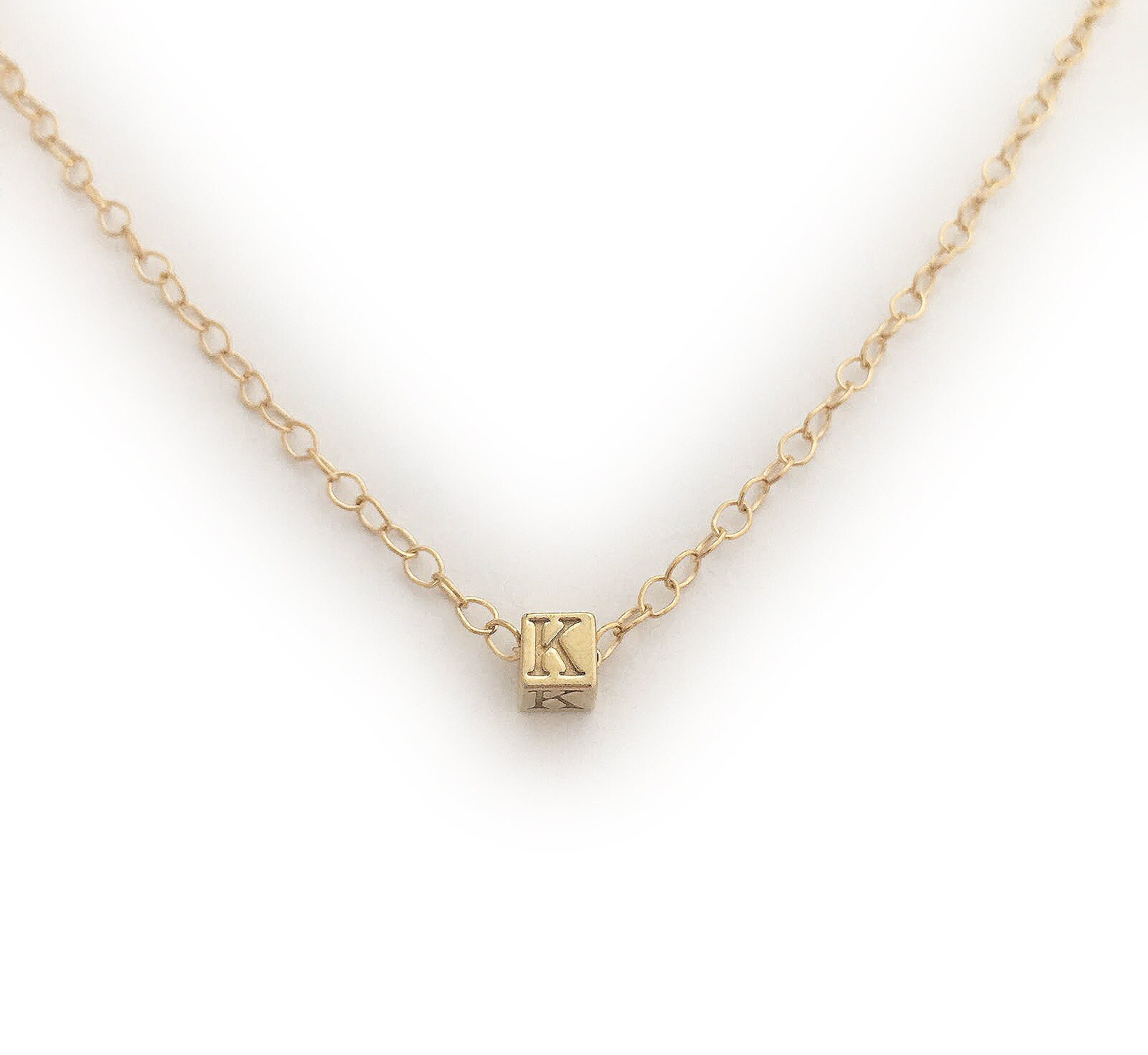 Tiny Gold Letter Blocks Gold Name 