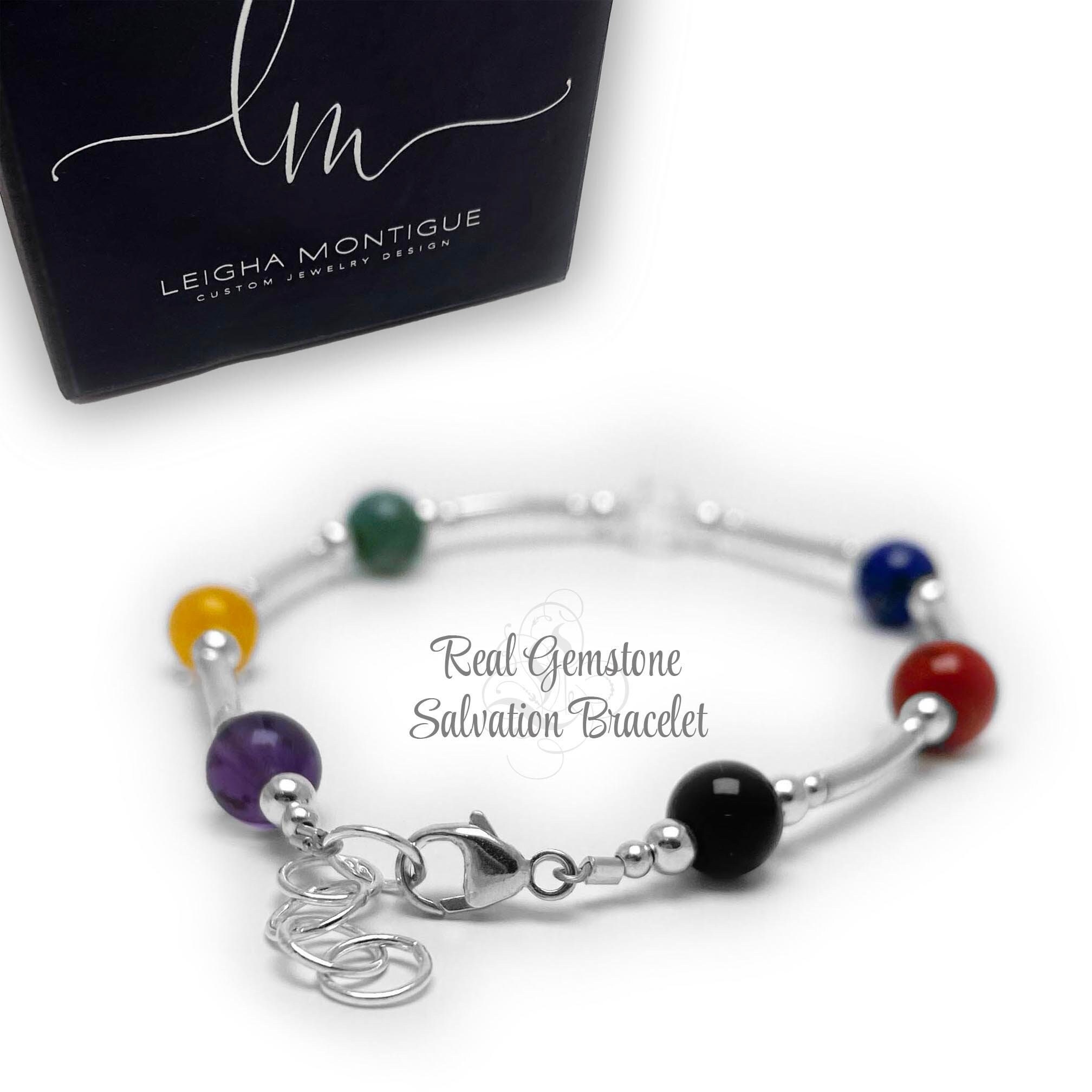 Gospel Story by Colors Silicone Bracelet & KJV Card