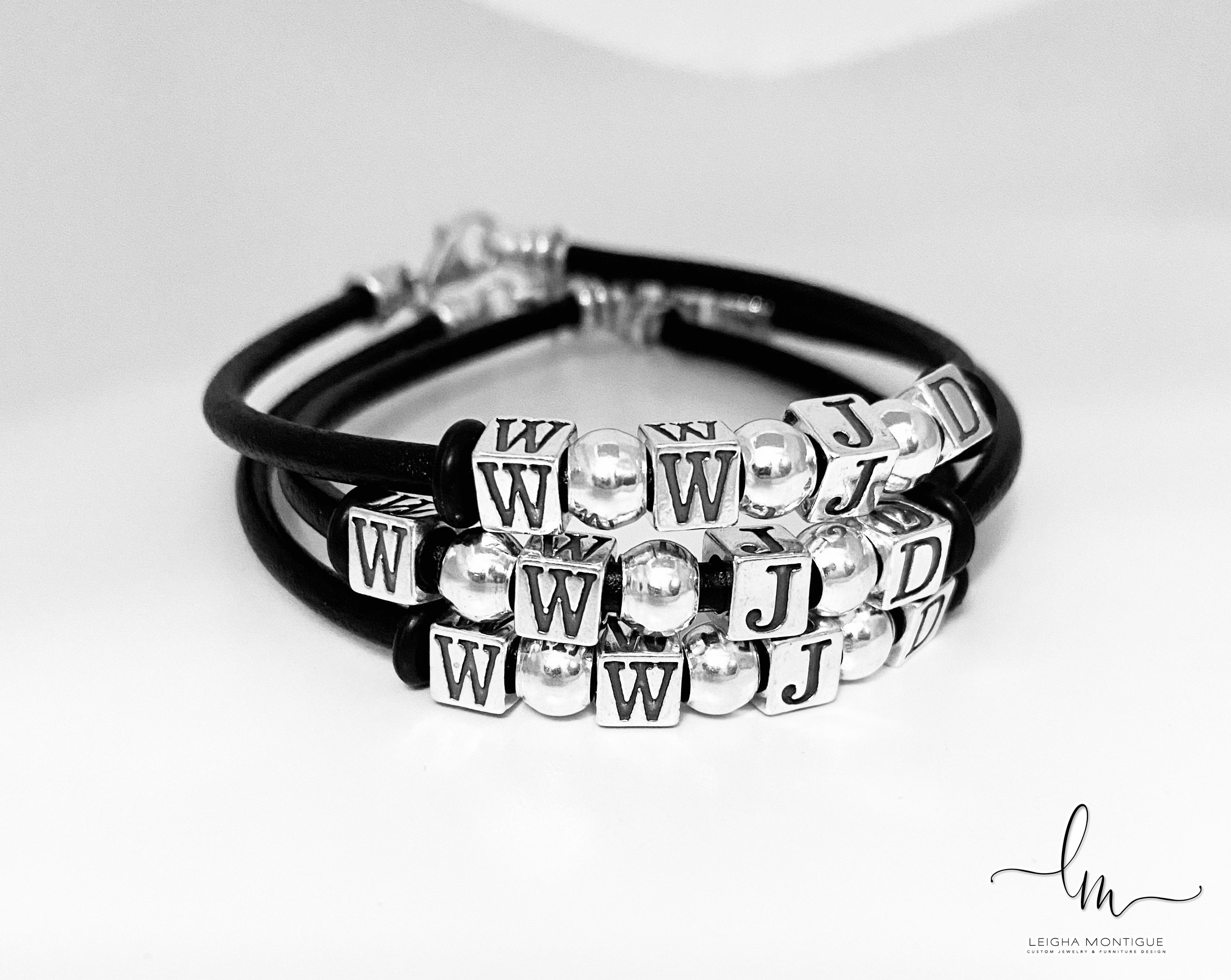 JR66796 W.W.J.D Webbing Bracelet