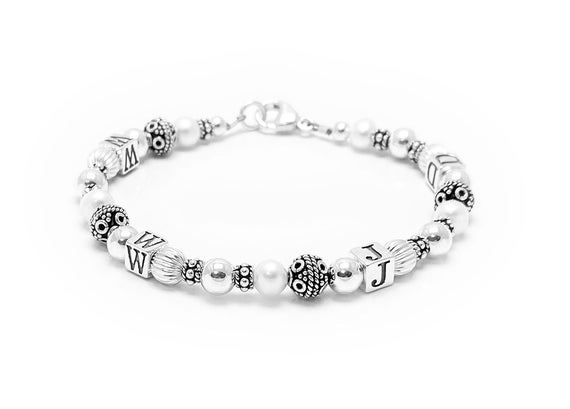 Sterling silver shop religious bracelets