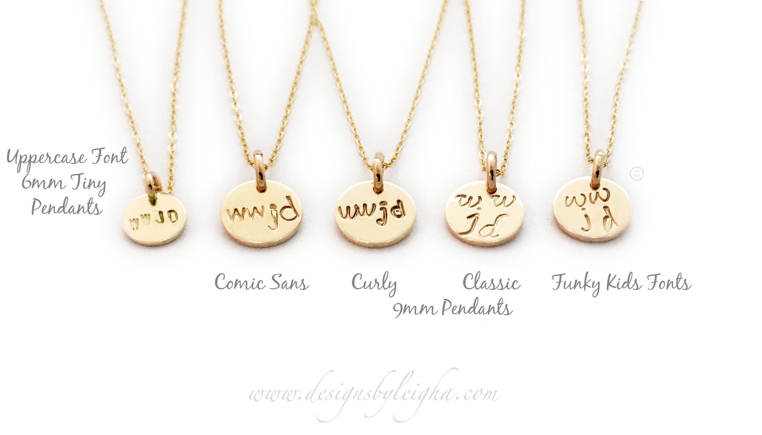 Gold Filled WWJD Pendant Gold Filled WWJD Pendant