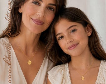 Gold Engraved St. Michael Sword Charm: 14k Gold Filled Necklace, Protect Us Engraved on Back