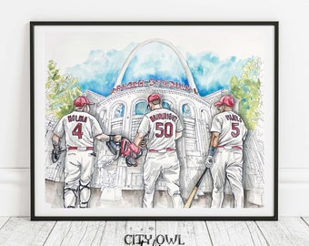 St. Louis Cardinals Baseball "The Final Ride" Print