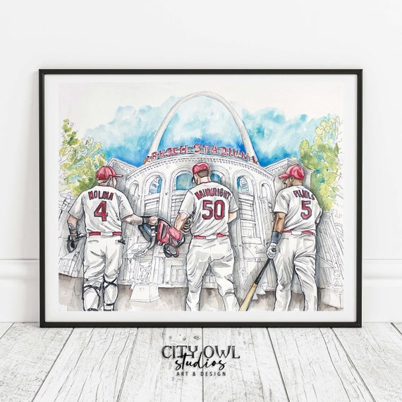St. Louis Cardinals Baseball "The Final Ride" Print