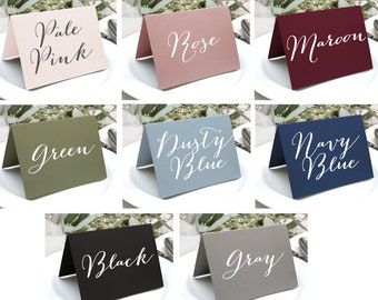 sky name card Printable blue watercolor escort card calligraphy place card ocean blue wedding name card printable ocean place card