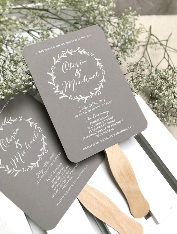 Wedding fan sticks deals