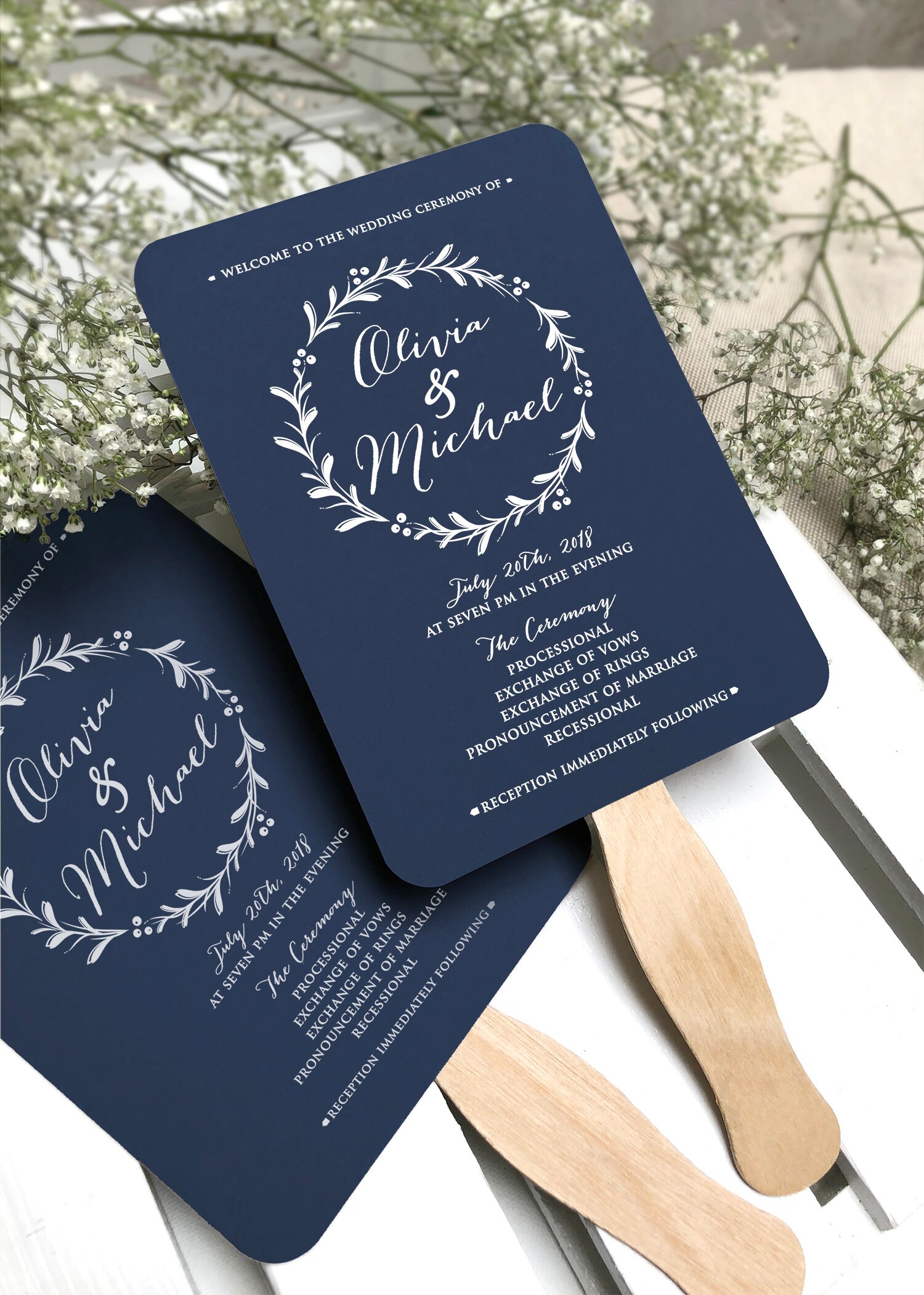 Navy Blue Table Numbers Printed 5x7 Table Numbers Simple | Etsy