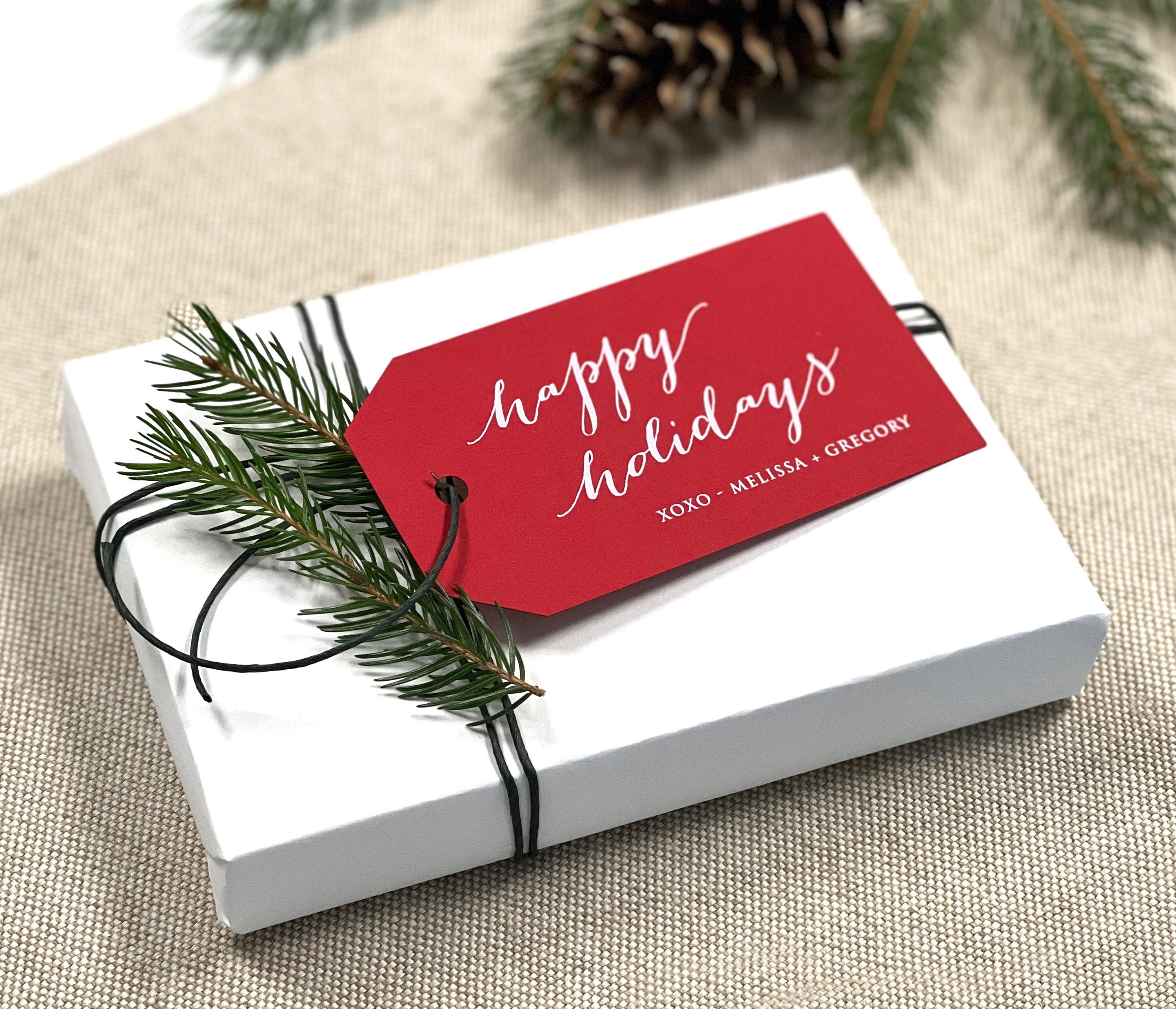 Set of 6 Mini Christmas Holiday Cards, Mini Gift Cards, Small Cards for  Gifts, Blank Small Christmas Cards Inside Blank, Tiny Cards 