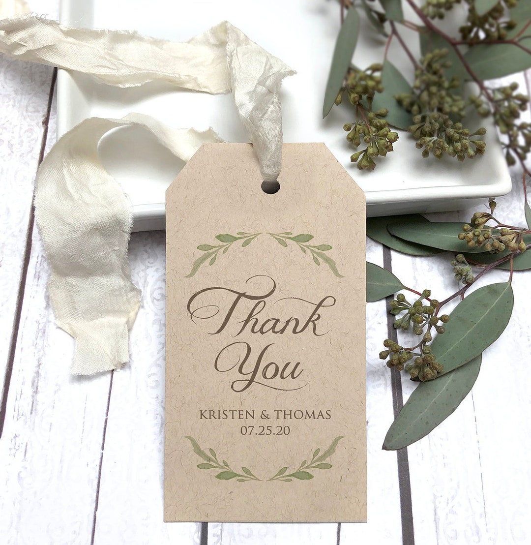 Rustic Thank You Tags, Printed Thank You Tags, Hanging Thank You Tags ...