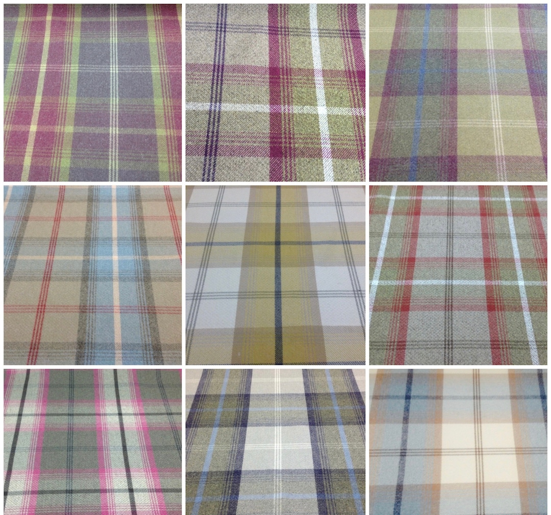 Rideaux En Tartan Balmoral Sur Mesure – Porter&Stone, Cousus Main (Neuf)