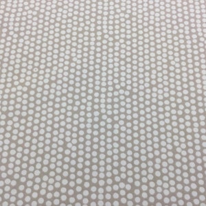 Fryetts Pebble Spotty/Dotty Cotton Fabric. For Upholstery, Curtains, Cushions, Craft, Roman Blinds, Lampshades.